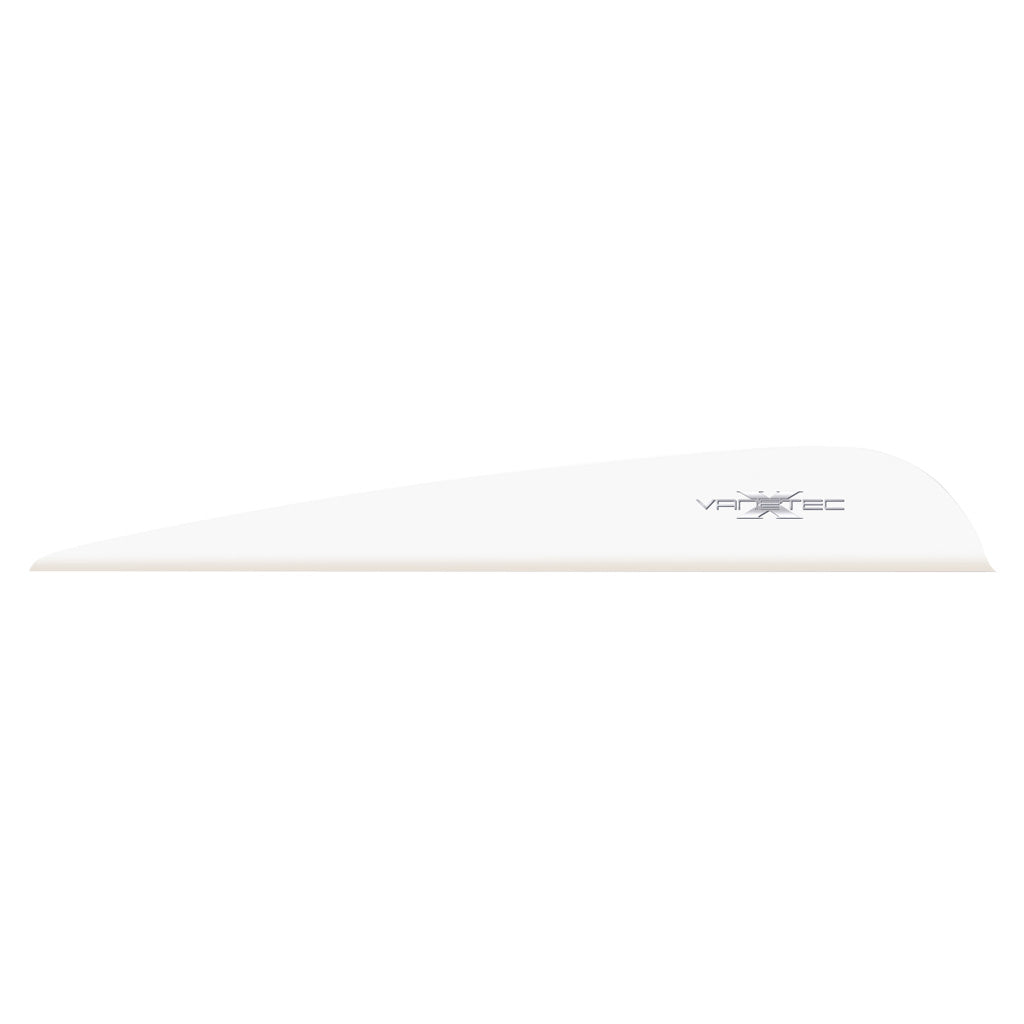 VaneTec V-Max 4 Inch White Fletching Vanes 100 Pack