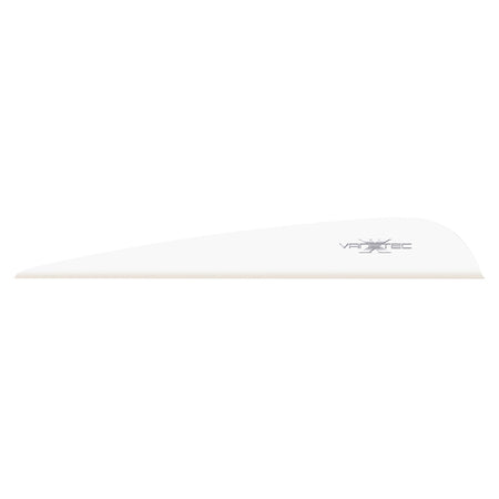 VaneTec V-Max 4 Inch White Fletching Vanes 100 Pack