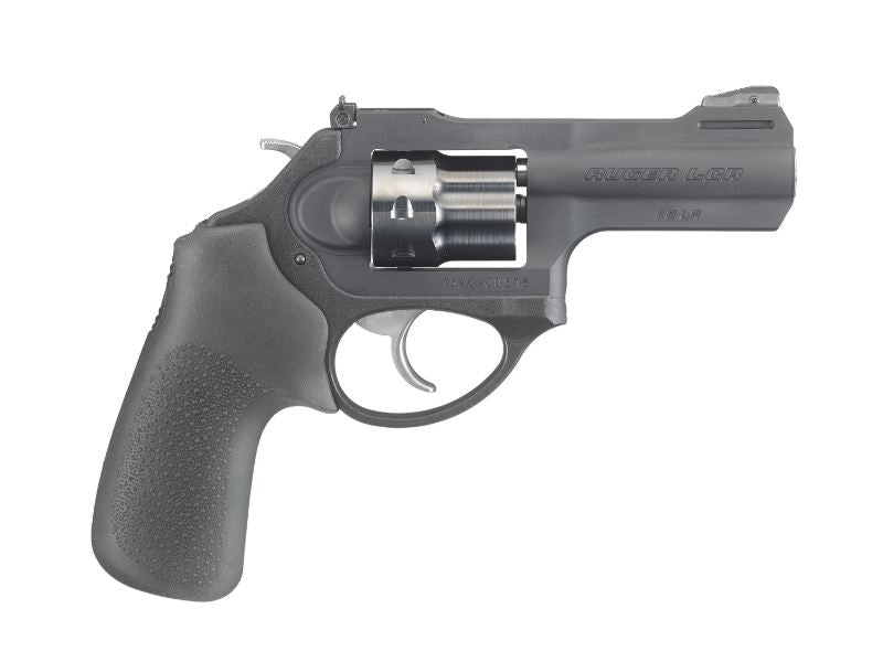 Ruger 5435 LCRx 22 LR 3" Matte Black Barrel, 8rd PVD Finished Cylinder, Matte Black 7000-Series Aluminum Frame, Hogue Tamer Monogrip