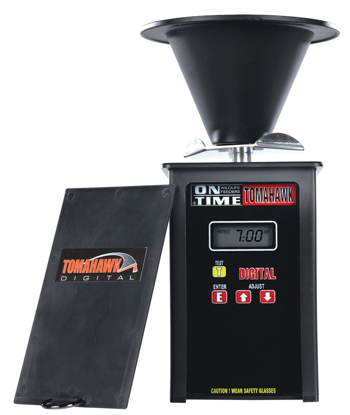 On Time 49000 Tomahawk VL Programmable Feeder Timer, 4 Feeds/Day, 1-20 Sec, Black