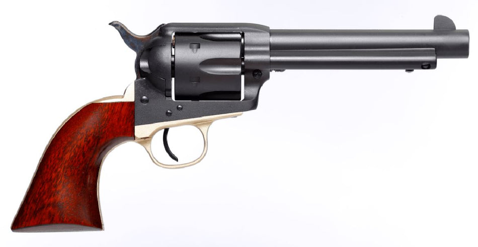 Taylors & Company 550431 Old Randall 45 Colt (LC) Caliber with 5.50" Barrel, 6rd Capacity Cylinder, Overall Matte Blued Finish Steel & Walnut Grip