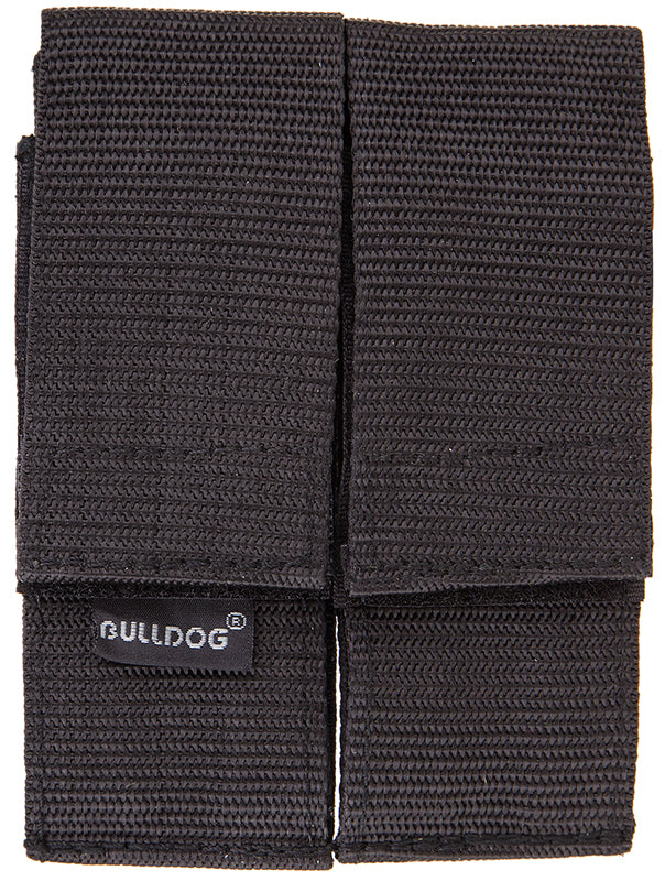 Bulldog WMAGL Black Double Magazine Carrier Nylon Belt Loop