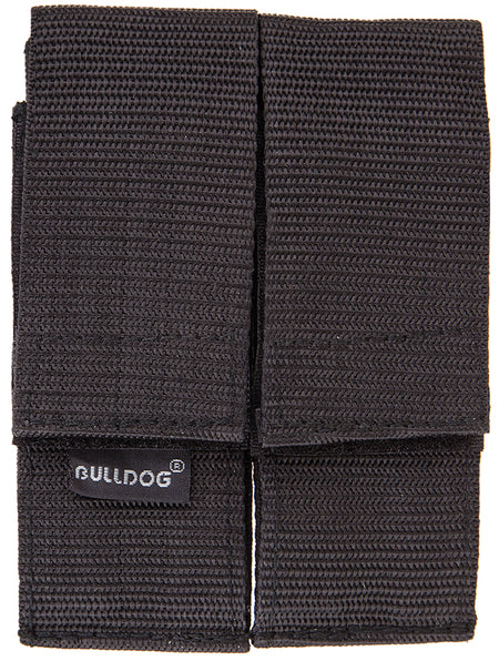 Bulldog WMAGL Black Double Magazine Carrier Nylon Belt Loop