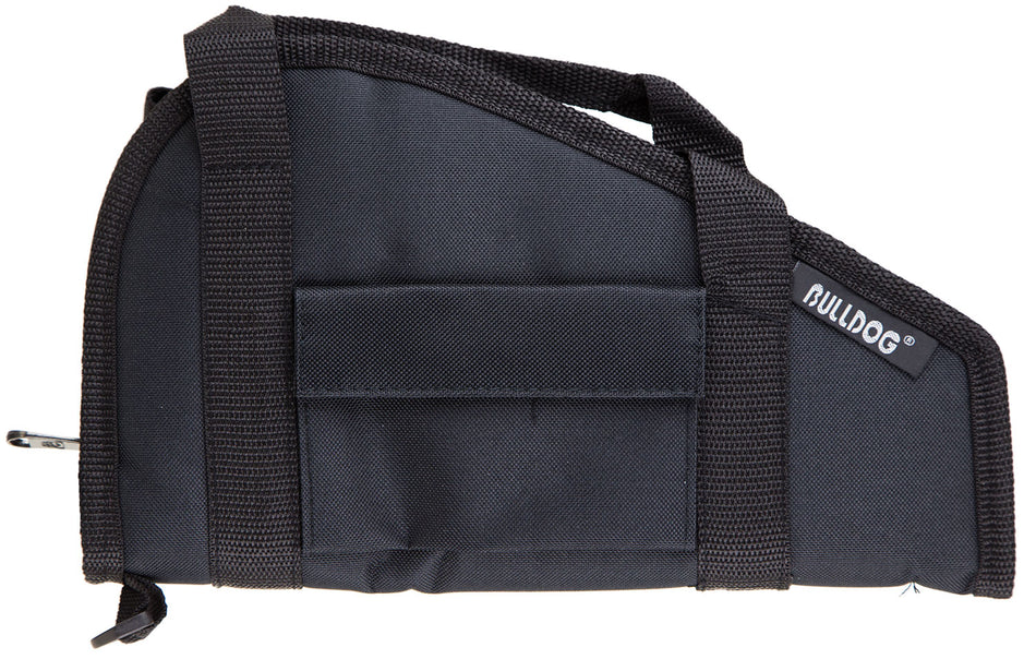 Bulldog BD601 Medium Handgun Pistol Rug Black Heavy-Duty Nylon Water-Resistant 1.75-Inch Padding