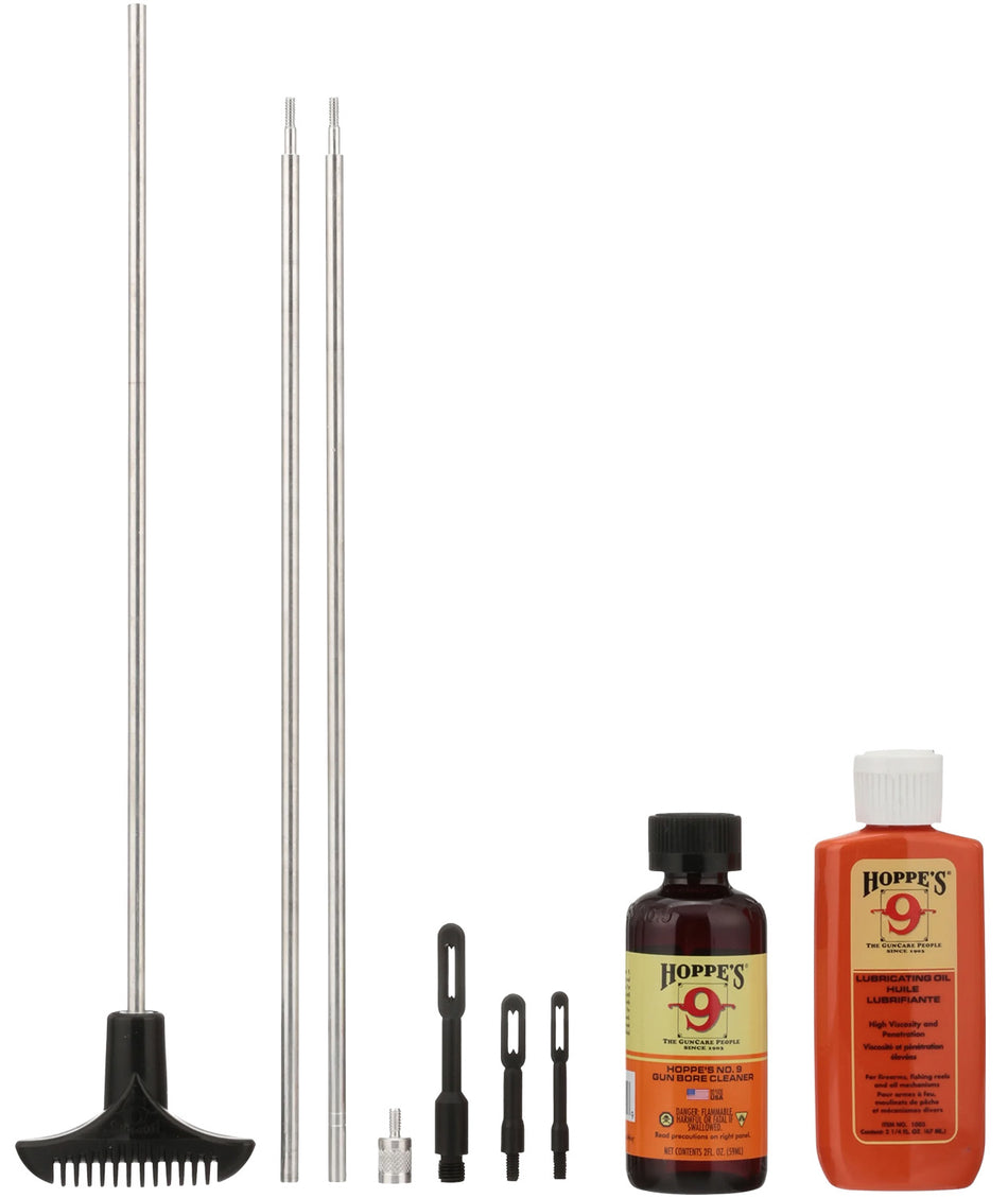 Hoppe's UOB Multi-Caliber Rifle/Shotgun Cleaning Kit – Clamshell Pack