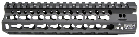 BCM 8" KMR Alpha KeyMod Aluminum Free-Float Handguard Black Anodized