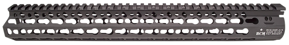 BCM KMR Alpha AR-15 15 Inch Free-Float KeyMod Handguard Hard Coat Anodized Black