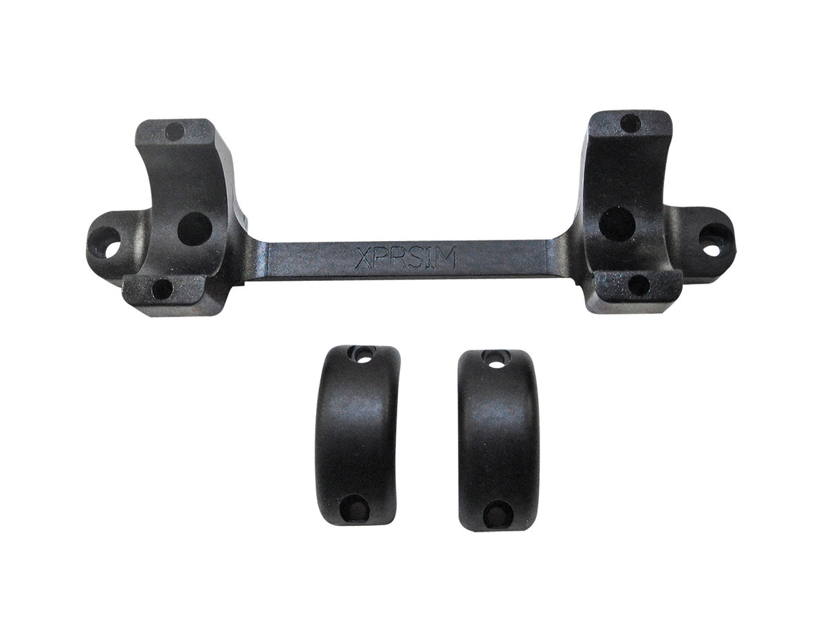 DNZ XPRS1M Game Reaper 1" Winchester Scope Mount and Ring Combo in Matte Black