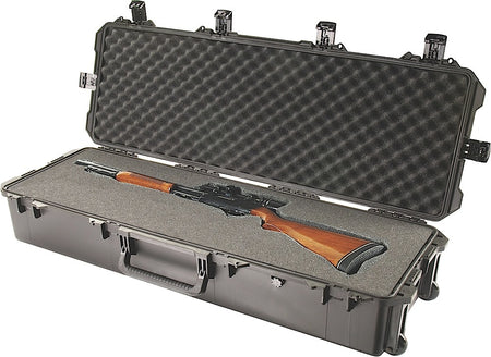 Pelican Storm Long Wheeled Case 44" Black HPX Resin Holds 2 Guns