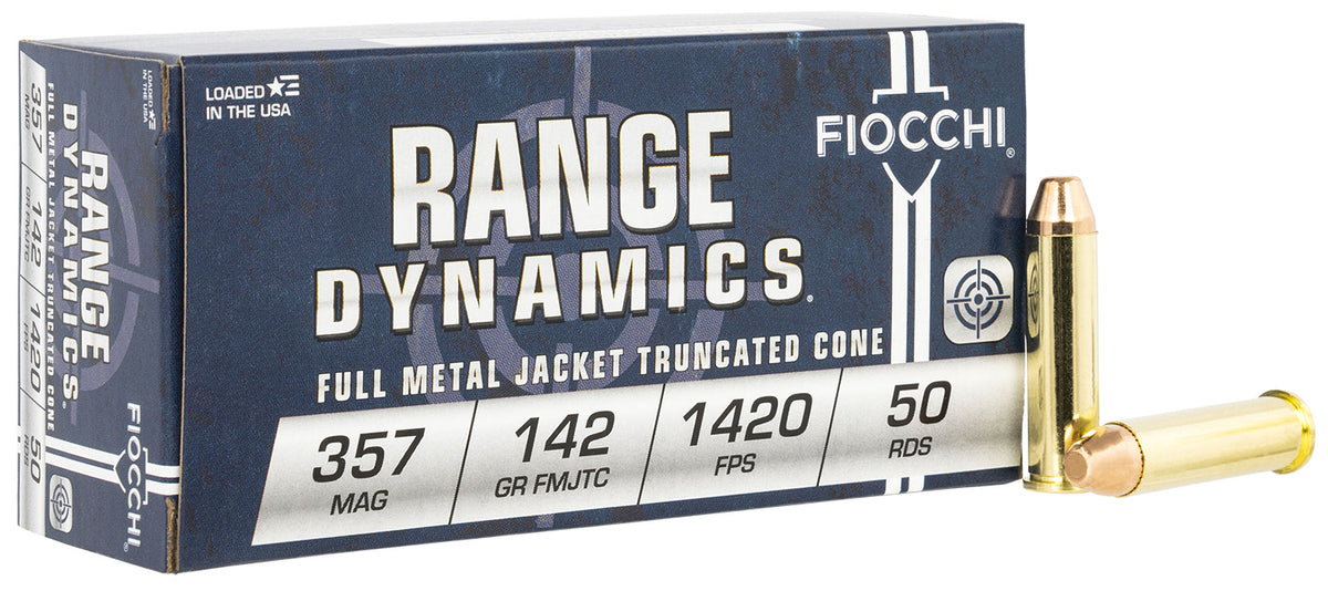 Fiocchi 357F Training Dynamics 357 Mag 142 gr Full Metal Jacket Truncated-Cone (TCFMJ)