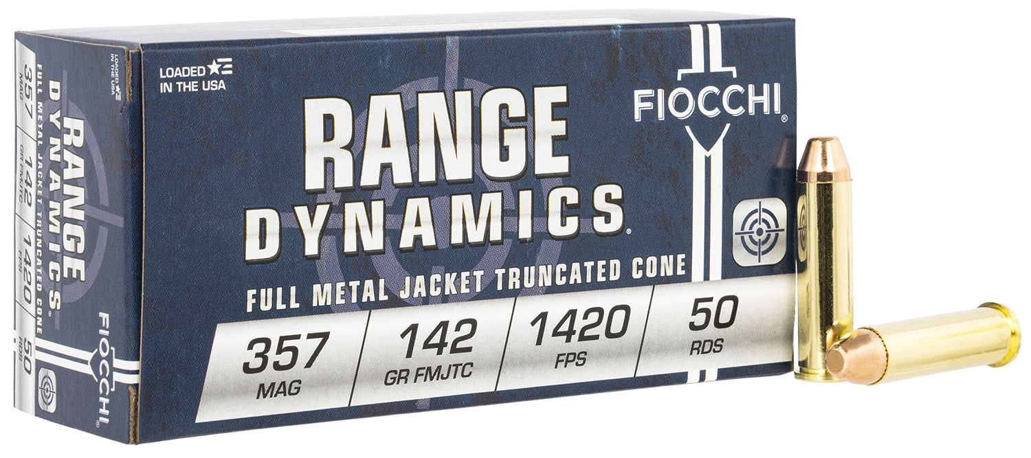 Fiocchi 357F Training Dynamics 357 Mag 142 gr Full Metal Jacket Truncated-Cone (TCFMJ)