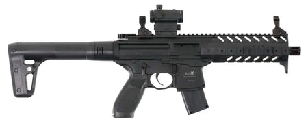 SIG Sauer MPX .177 Cal CO2 Powered 30rd Air Rifle Black with Red Dot