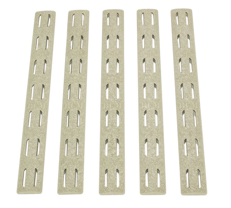 BCM KeyMod Handguard Panel Kit Flat Dark Earth Ventilated Polymer 5 Strips AR-15