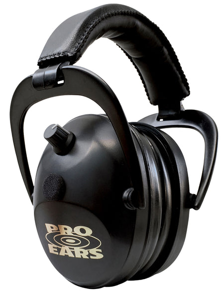 Pro Ears Gold II 26 Electronic Hearing Protector 26dB Over-the-Head Black/Gold Adult 1 Pair