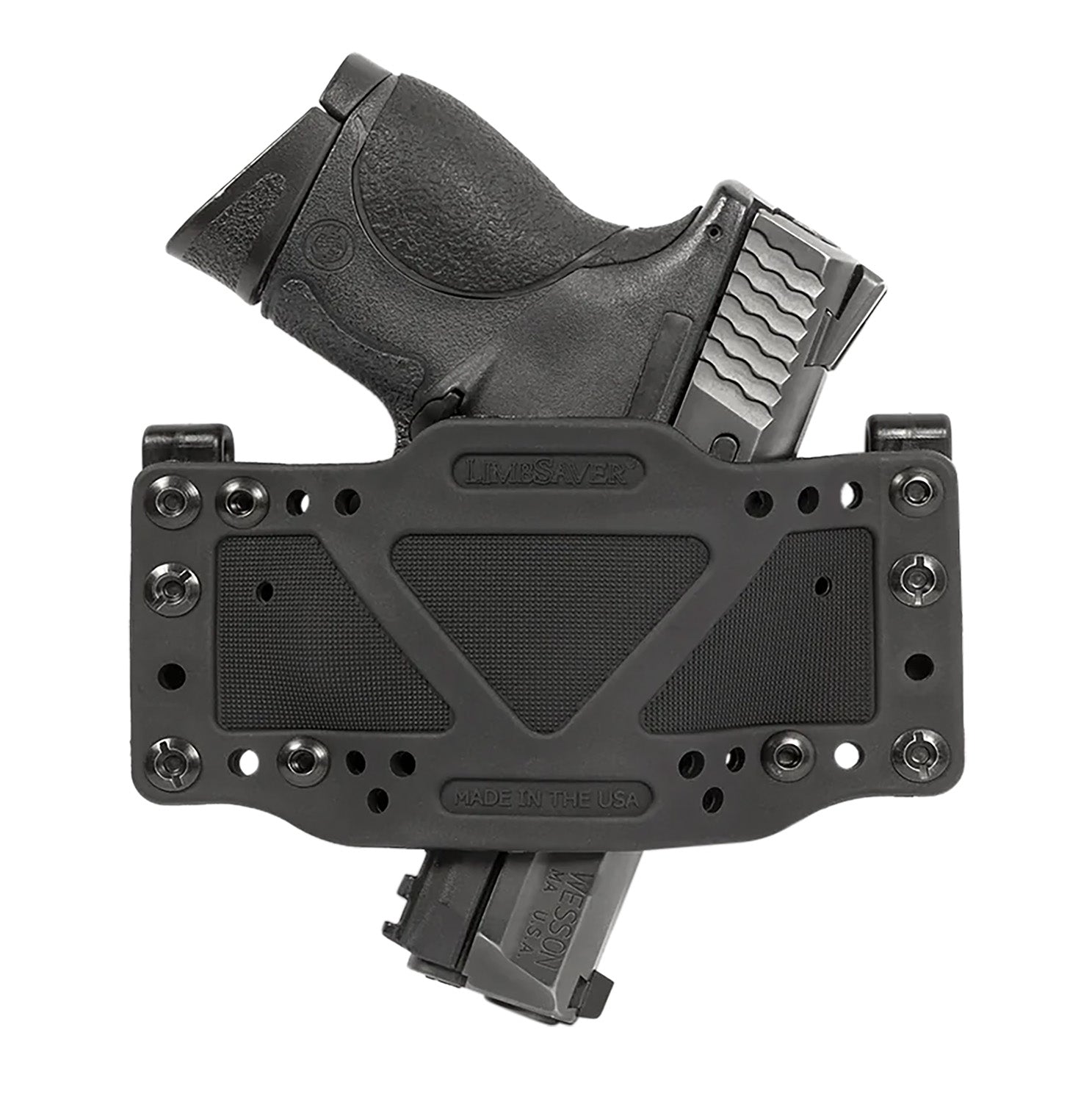 Limbsaver CrossTech Ambidextrous Universal Handgun IWB/OWB Black Polymer Holster Belt Clip 12501