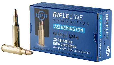 Prvi Partizan Rifle .222 Remington 50 grain Soft Point ammunition