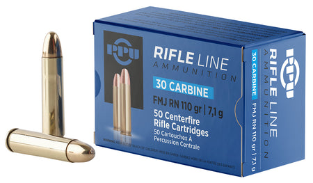 Prvi Partizan Standard Rifle .30 Carbine 110 grain Full Metal Jacket Round Nose ammunition