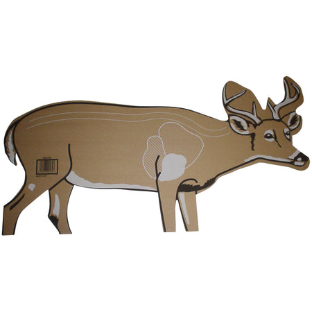 Cardboard Whitetail Deer Target with Vitals 25 pk