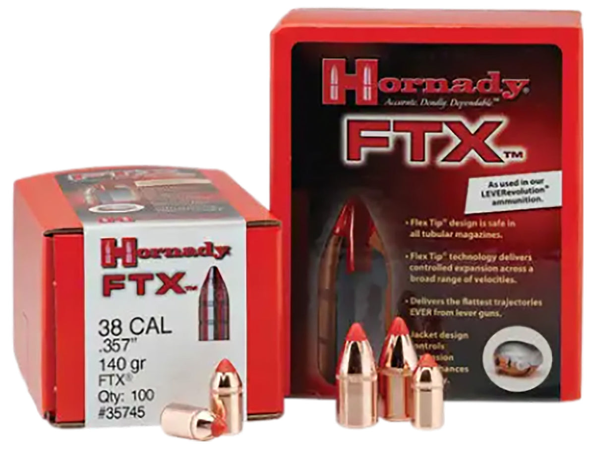 Hornady FTX 30 Cal .308 160gr Flex Tip Expanding Lever Gun Bullets 100/Box