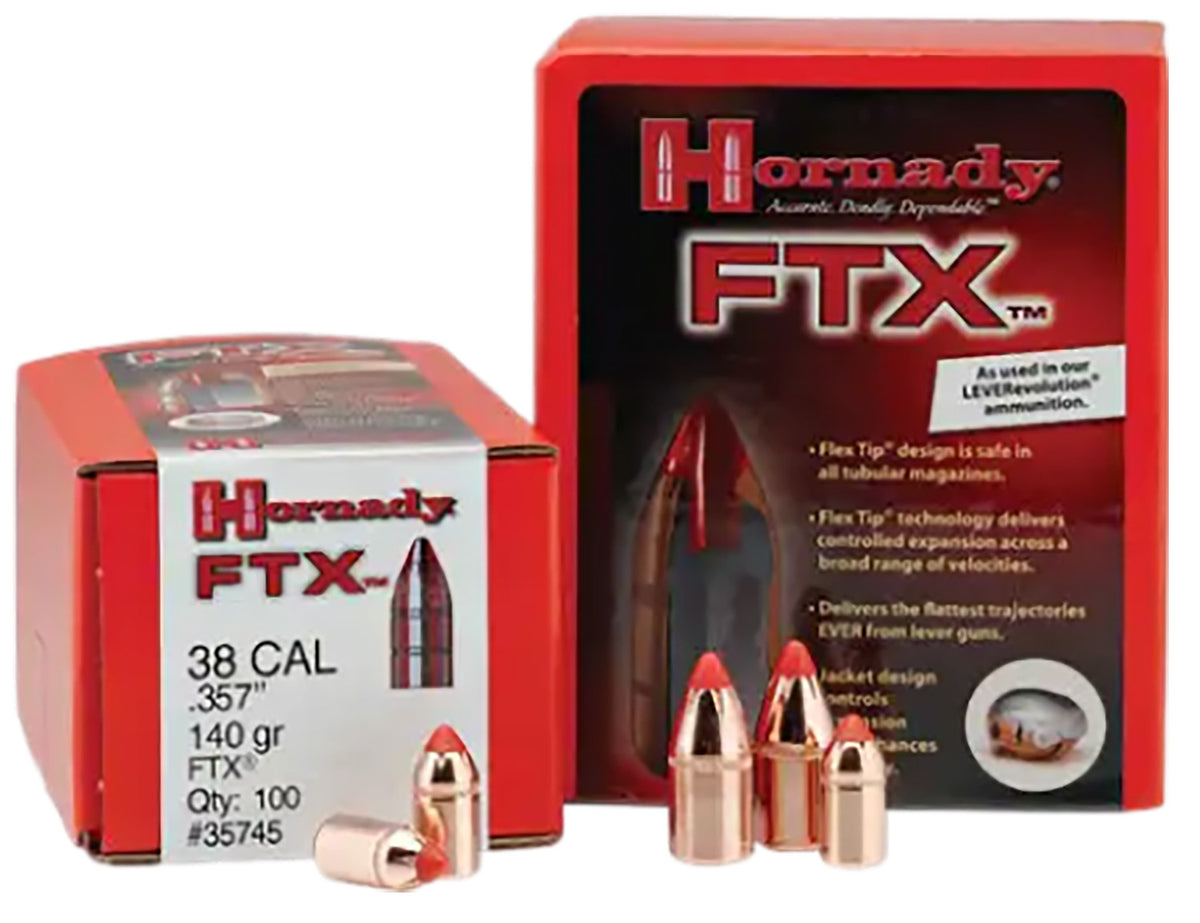 Hornady FTX 45 Cal .452 200gr Flex Tip Expanding Handgun Bullets 50/Box