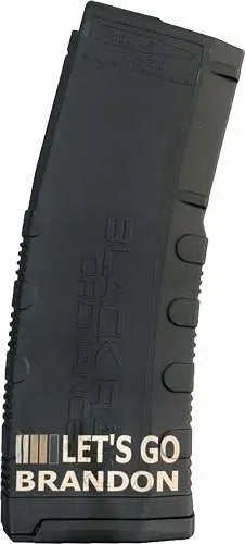 Black Rain Let's Go Brandon Laser Etched 30-Round Rifle Magazine