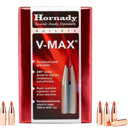 Hornady V-Max 6.8mm .277 110gr Polymer Tip Varmint Bullets 100/Box