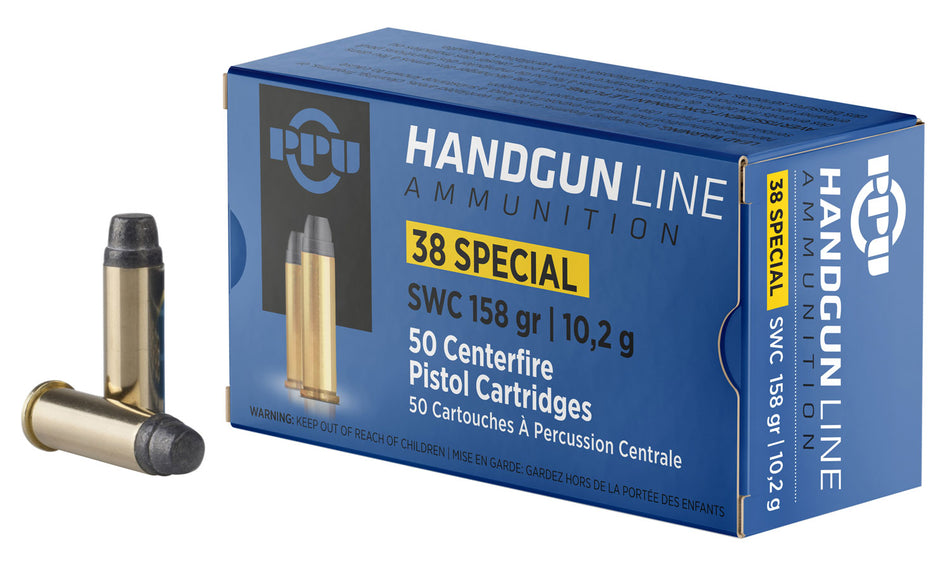 Prvi Partizan  Semi Wadcutter 158 Grain .38 Special 902 fps
