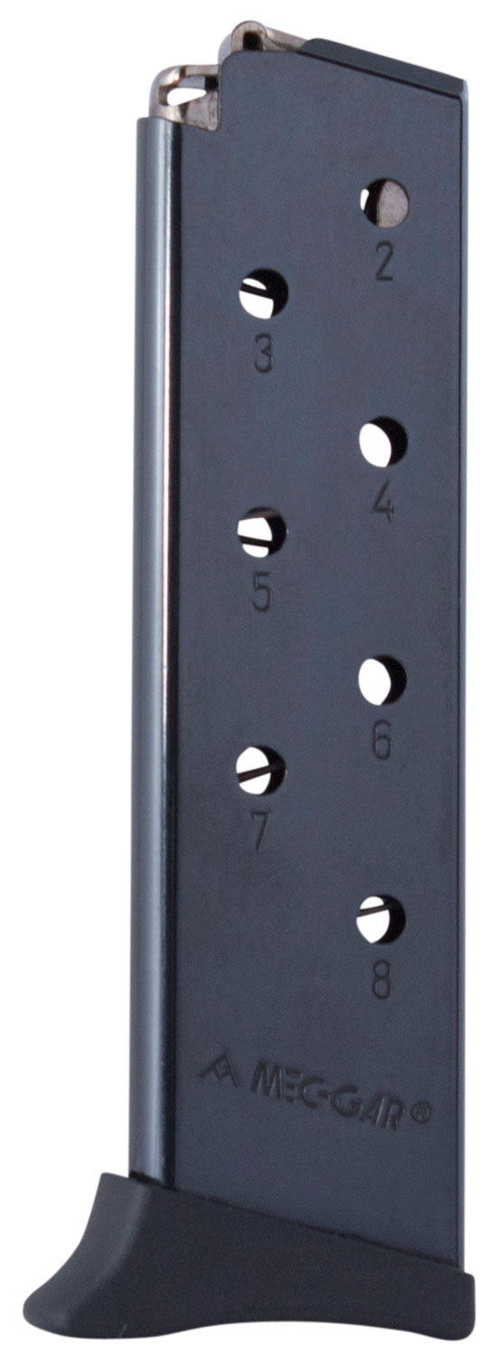 Mec-Gar Bersa Thunder Standard Detachable Magazine .380 ACP 8 Round Blued Finger Rest Floor Plate