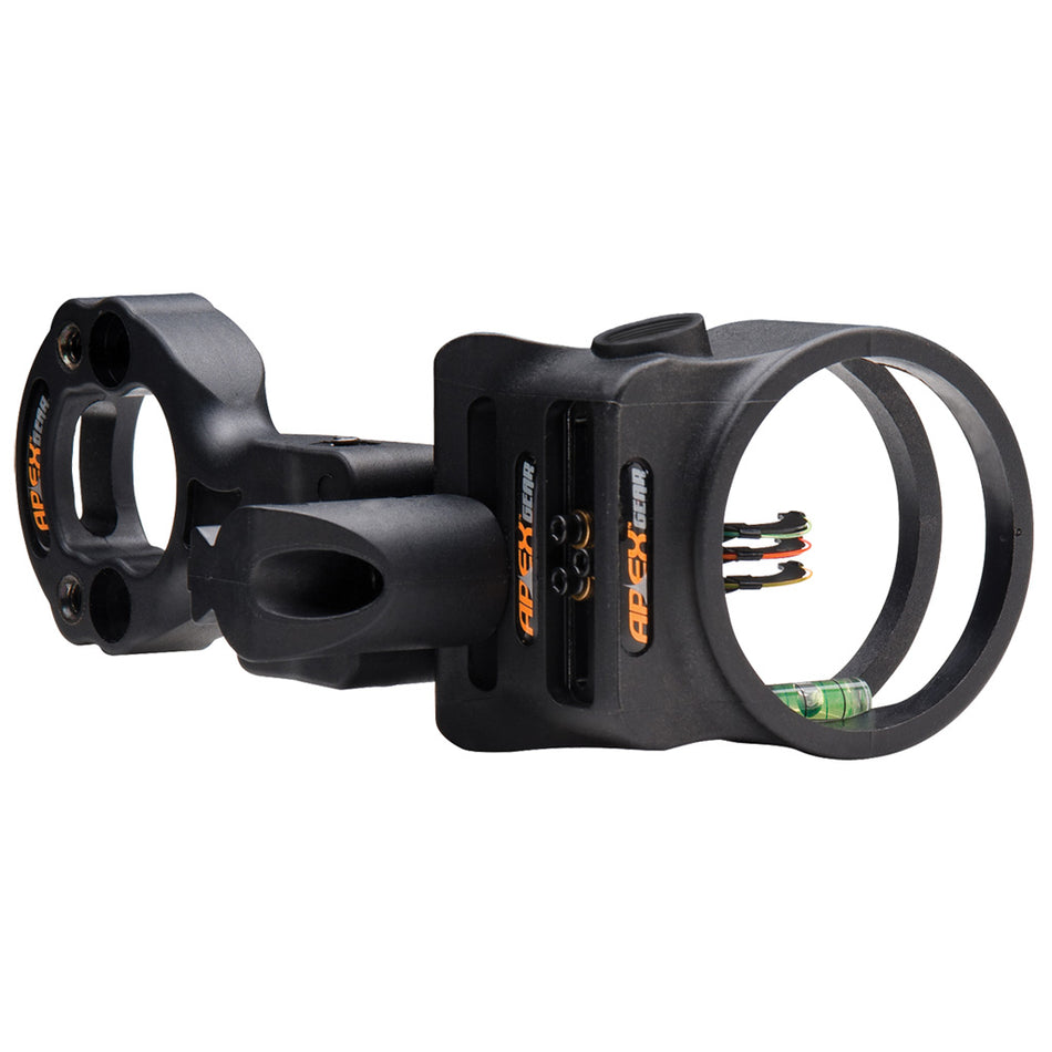 Apex Tundra Sight .019 3-Pin Black Ambidextrous Bow Sight