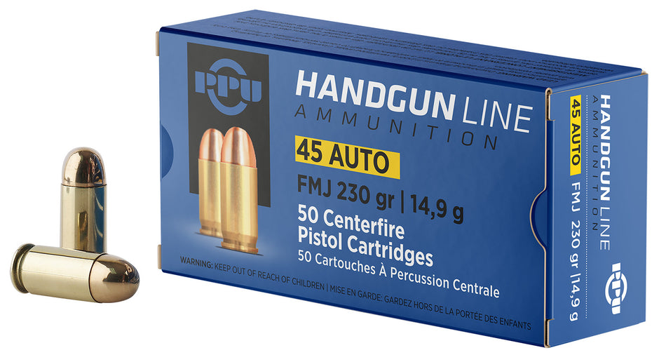 Prvi Partizan  Full Metal Jacket 230 Grain .45 ACP/Auto 836 fps