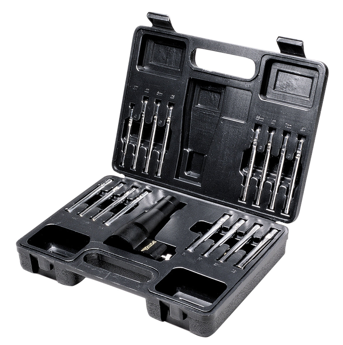 BSA BS30 Multi-Caliber Laser Bore Sight Kit with 15 Arbors and Hard Case