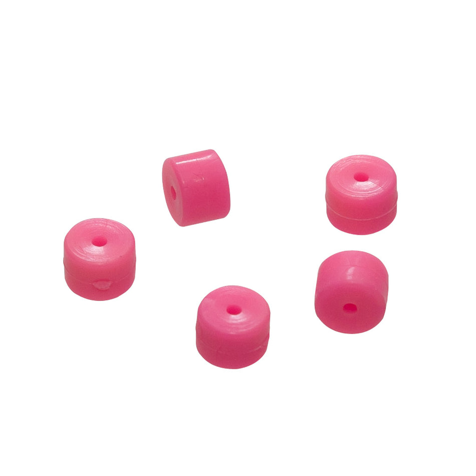 October Mountain Pink Turbo Button 2.0 Archery Speed Buttons 5 pk.