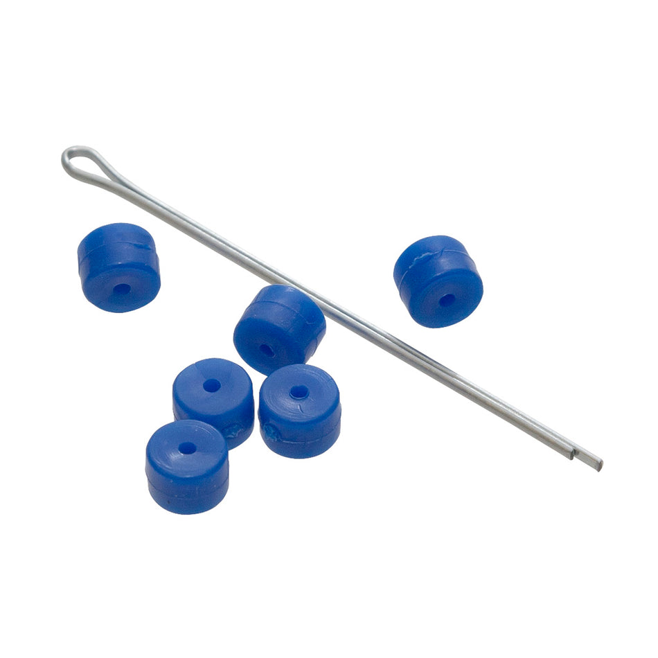 October Mountain Blue Turbo Button 2.0 Archery Speed Buttons 5 pk.