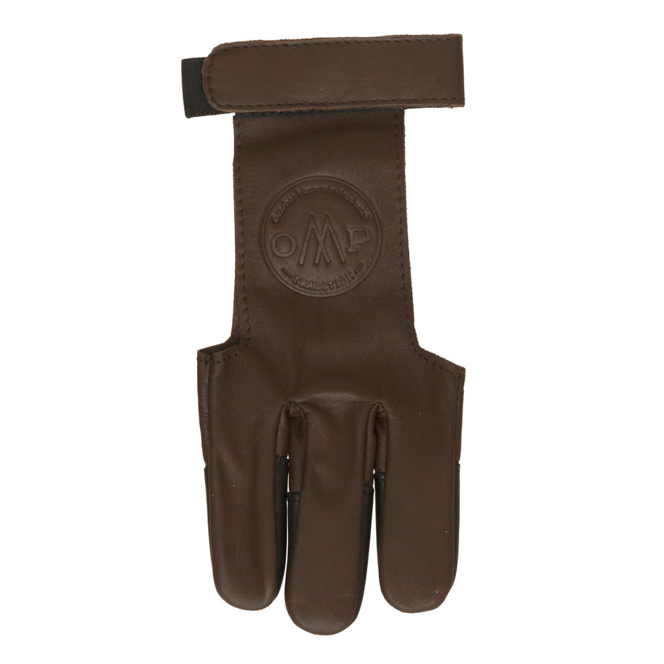 October Mountain Premium Leather Shooters Glove Brown Small
