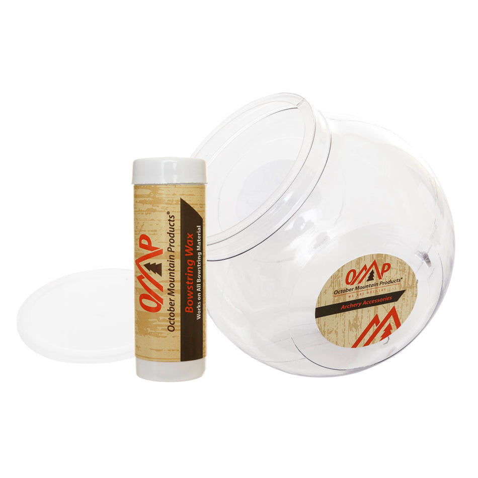 October Mountain 10-Pack Bowstring Wax 1 oz. Point-of-Sale Display