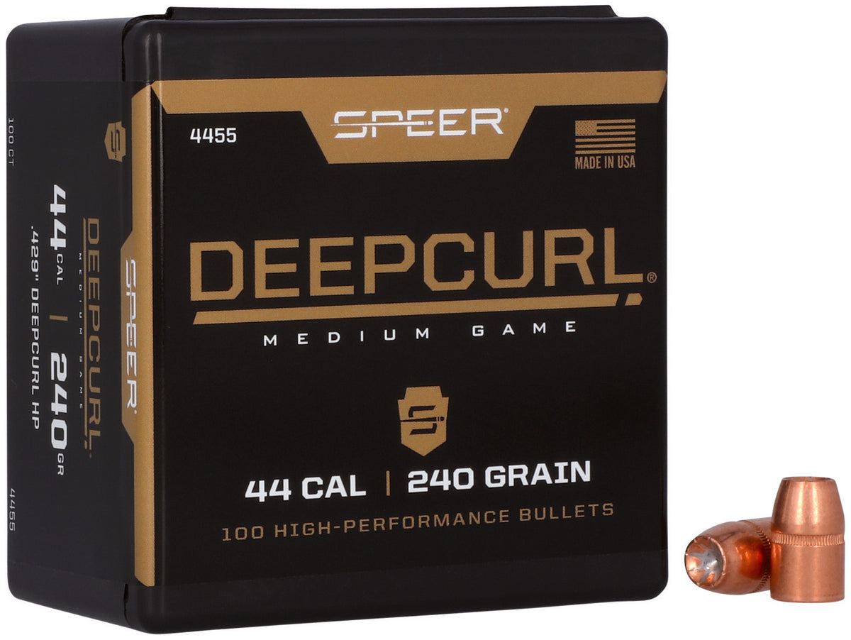 Speer DeepCurl 44 Cal 240gr Hollow Point Bullets 50 Per Box