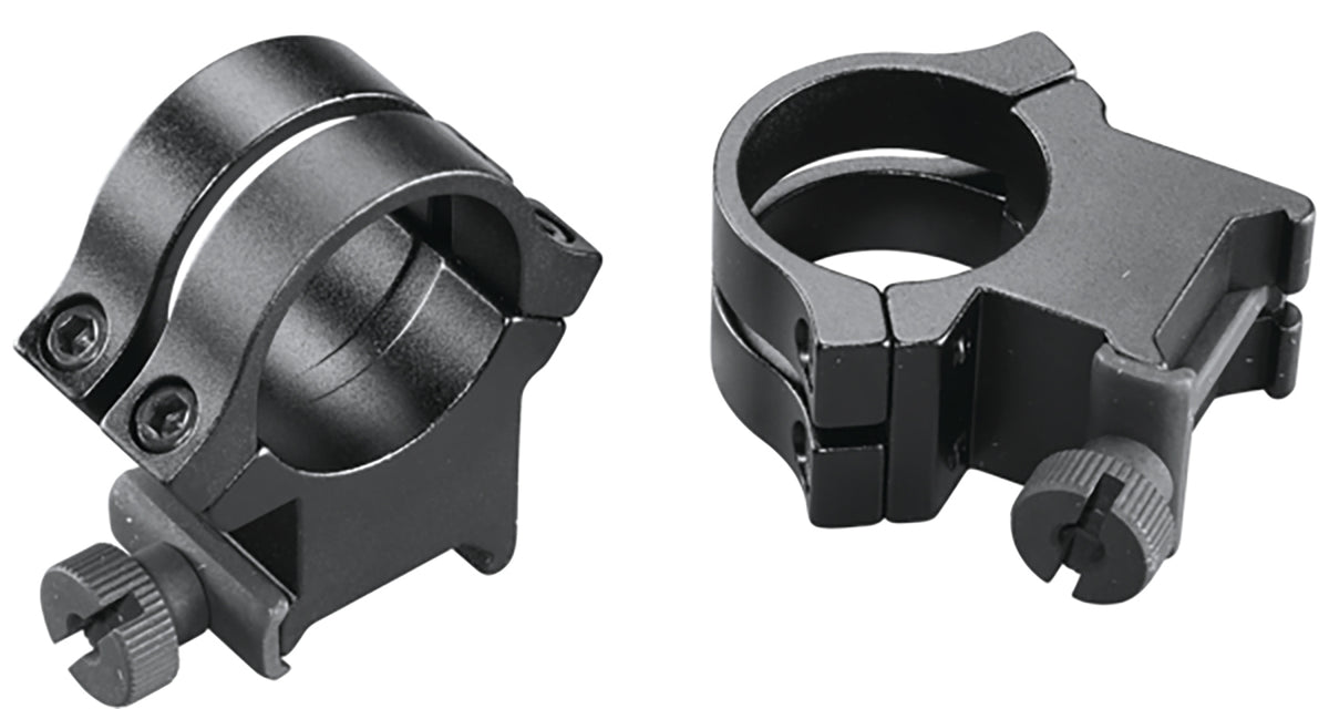 Weaver 49049 Quad Lock 1" Extra High Detachable Rings Matte Black
