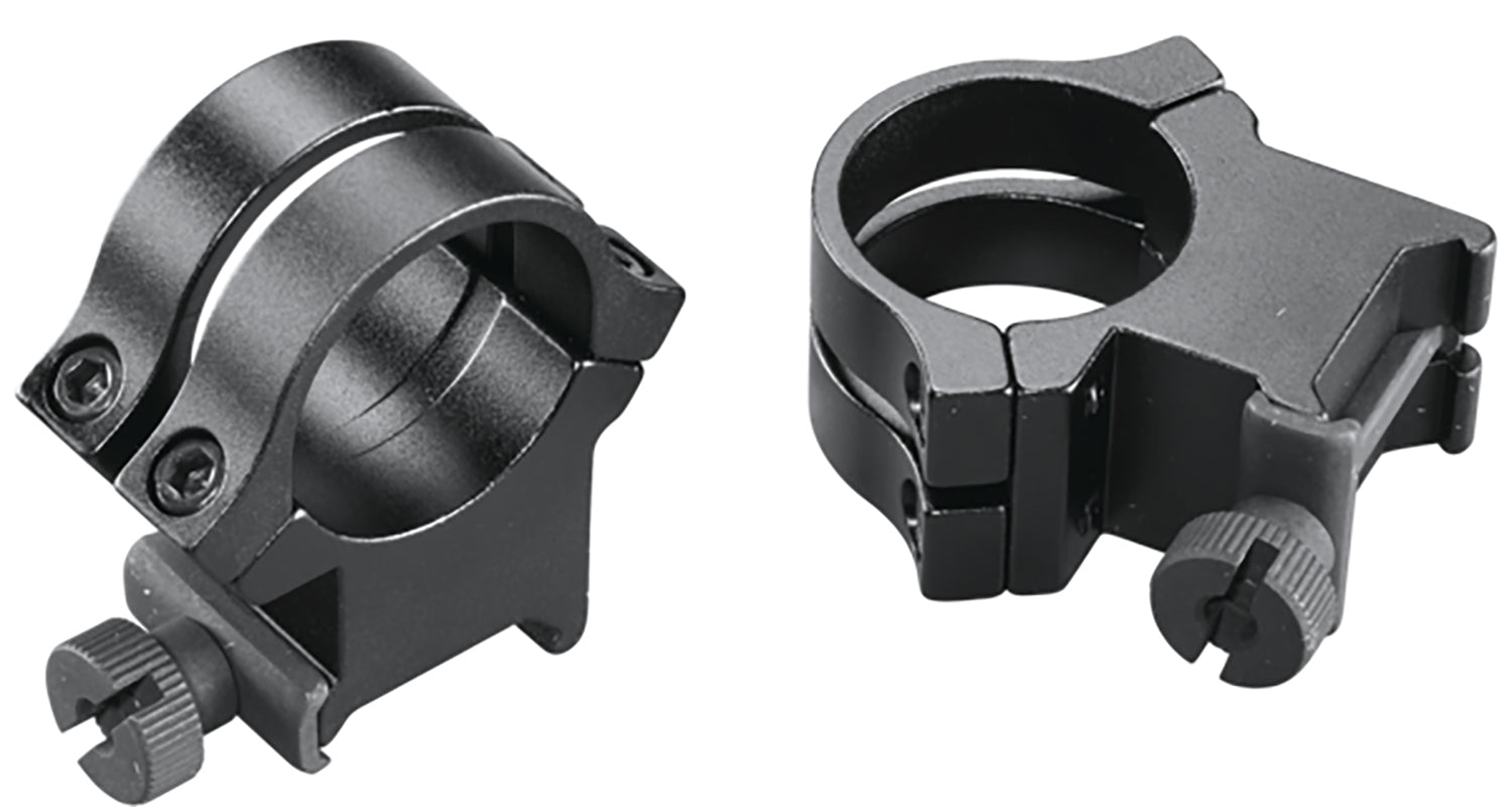 Weaver 49049 Quad Lock 1" Extra High Detachable Rings Matte Black