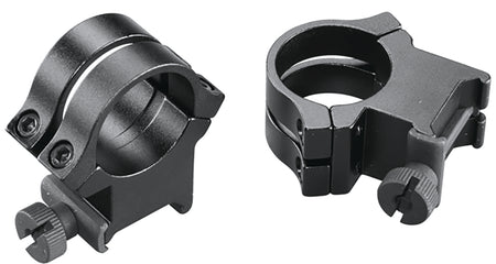 Weaver 49049 Quad Lock 1" Extra High Detachable Rings Matte Black