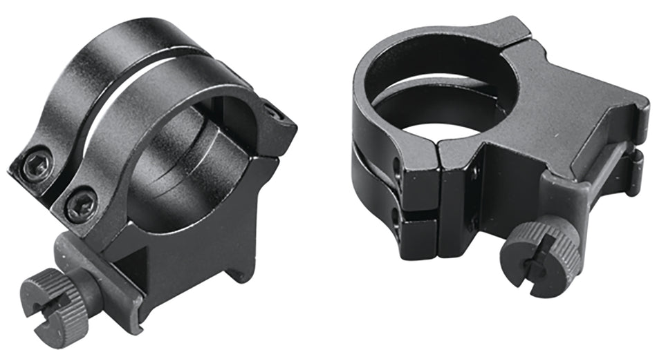 Weaver 49049 Quad Lock 1" Extra High Detachable Rings Matte Black