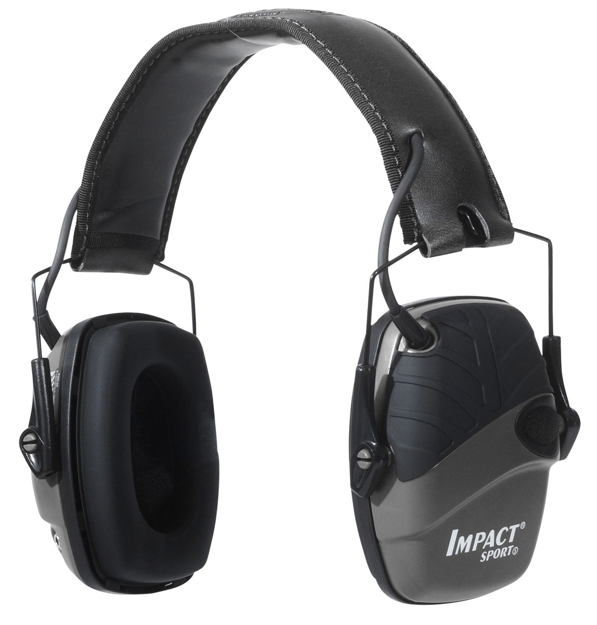Howard Leight R02524 Impact Sport 22 dB Electronic Muffs Deluxe Headband Gray/Black