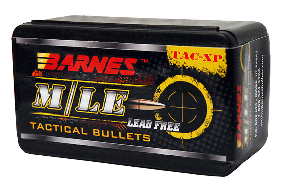 Barnes Bullets 30442 TAC-XP M/LE 9mm Luger 115gr All-Copper Bullet 40/Box