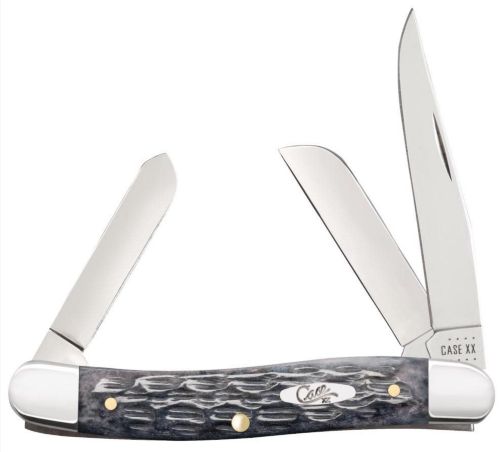 Case Pocket Worn Gray Bone Crandall Jig Stockman Pocket Knife