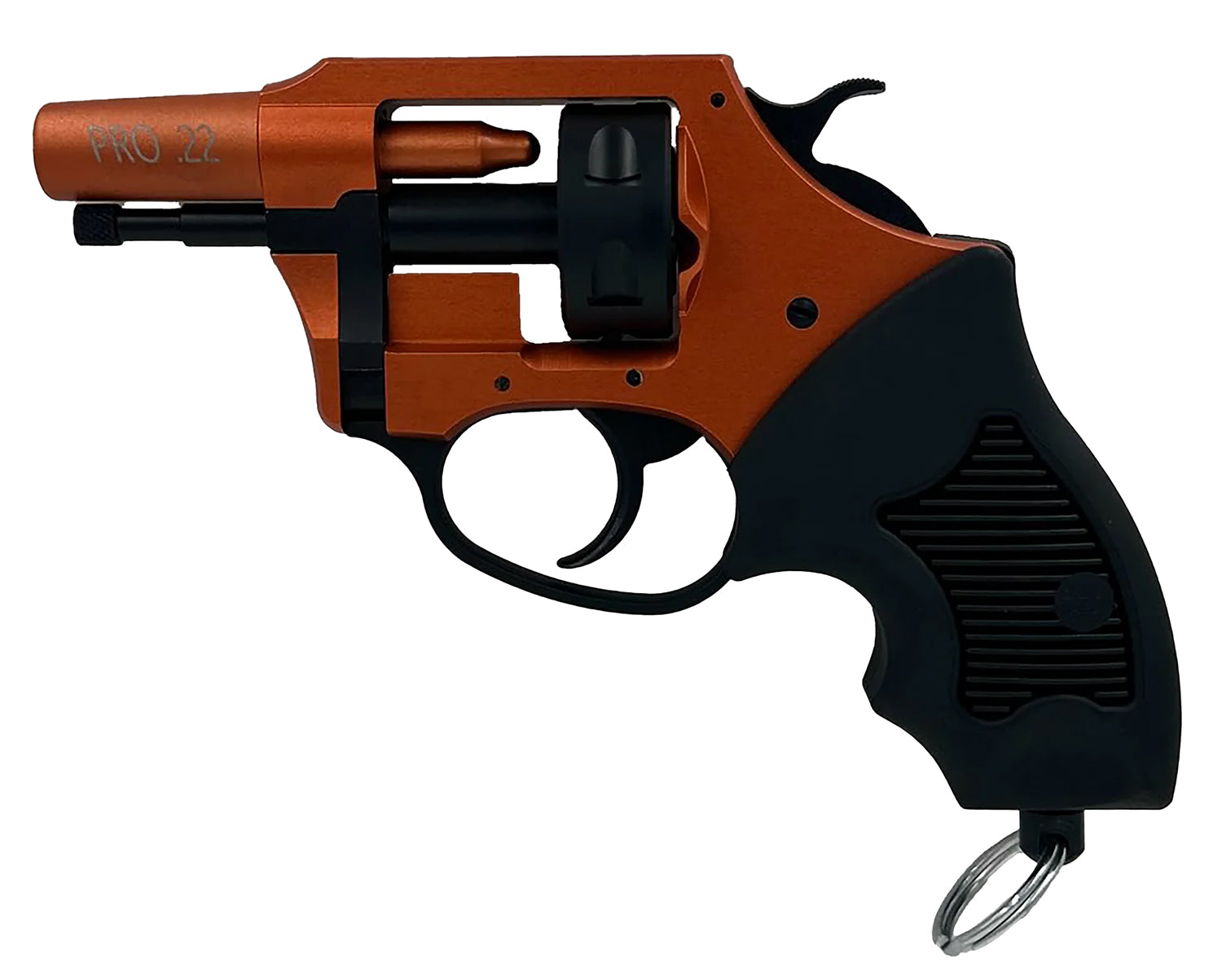 Charter Arms Pro 22 6-Round Blank Pistol Orange Cerakote Black Grips 82290