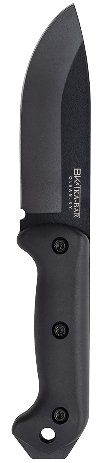 Ka-Bar BK2 Becker Campanion 5.25" Fixed Drop Point 1095 Cro-Van Blade, Black Ultramid Handle, Includes Sheath