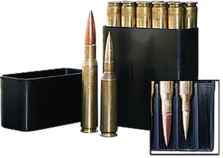 MTM Case-Gard BMG1040 50 BMG 10 Round Slip-Top Polypropylene Ammo Box Black