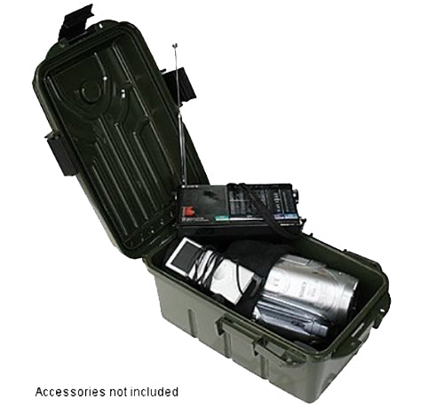 MTM Case-Gard S107211 Forest Green Waterproof Survivor Dry Box with O-Ring Seal
