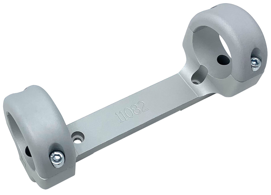 Game Reaper DNZ 11083 Ruger Rifle Scope Ring Mount Combo 1" Silver