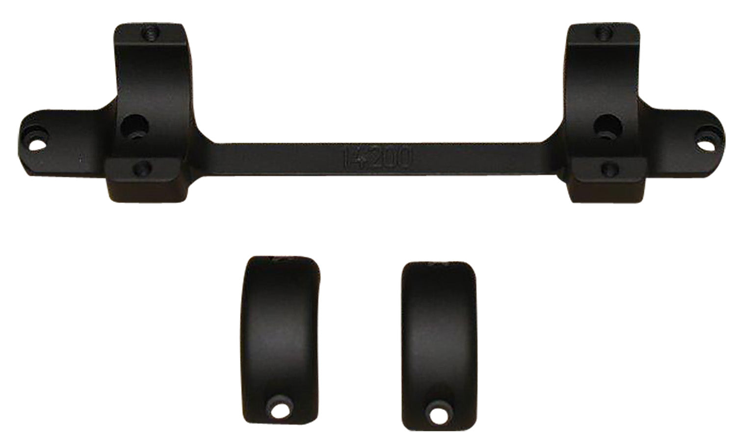 Game Reaper DNZ 18200 Savage Rifle Scope Ring Mount Combo 1" Matte Black