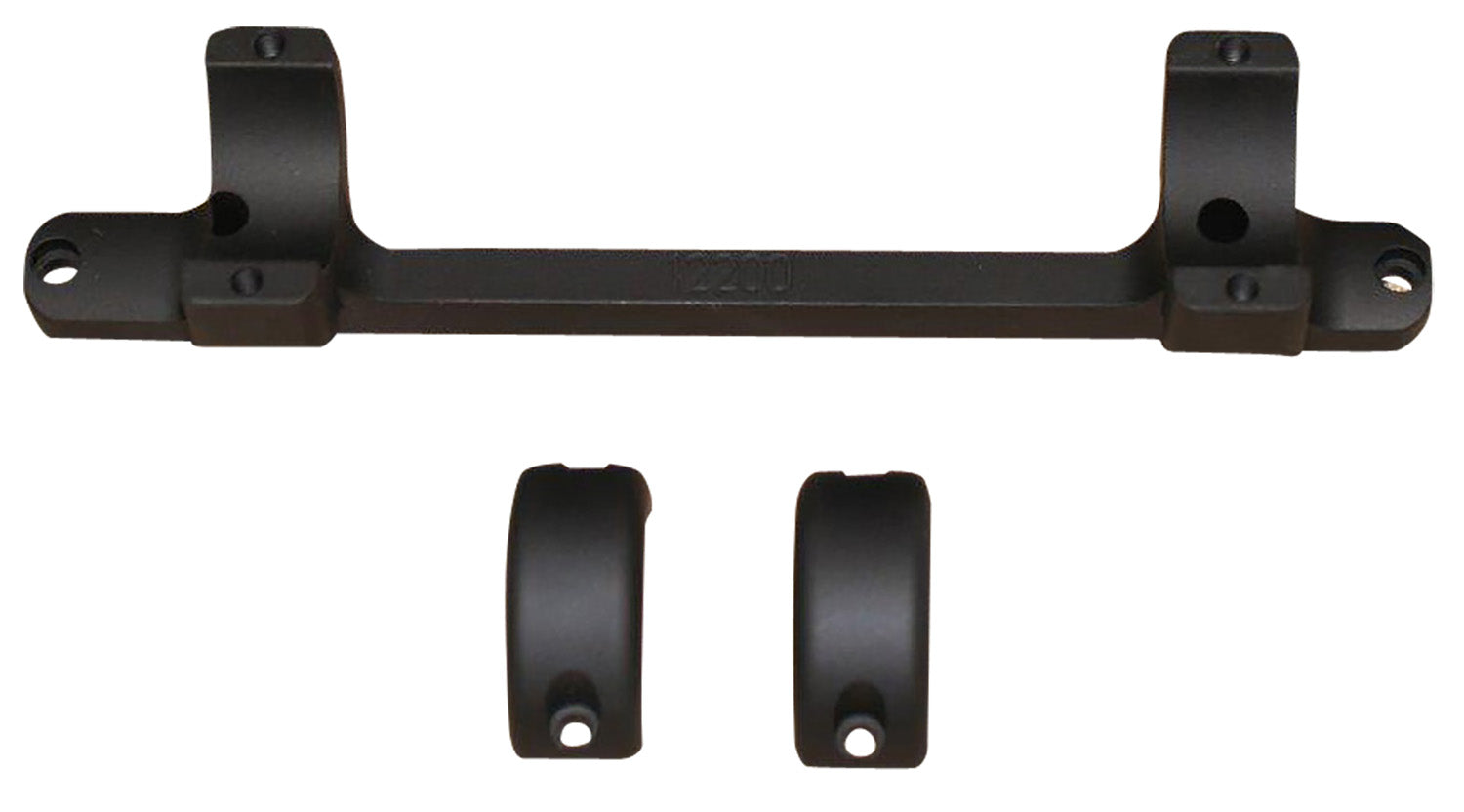 Game Reaper DNZ 12200 Savage Rifle Scope Ring Mount Combo 1" Matte Black